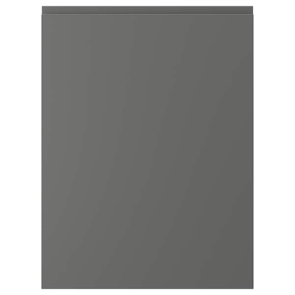VOXTORP - Door, dark grey, 60x80 cm - best price from Maltashopper.com 70454097