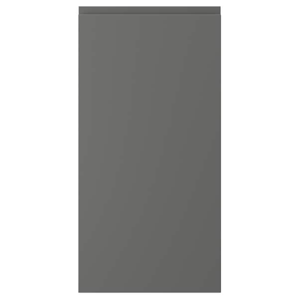 VOXTORP - Door, dark grey, 40x80 cm - best price from Maltashopper.com 80454092
