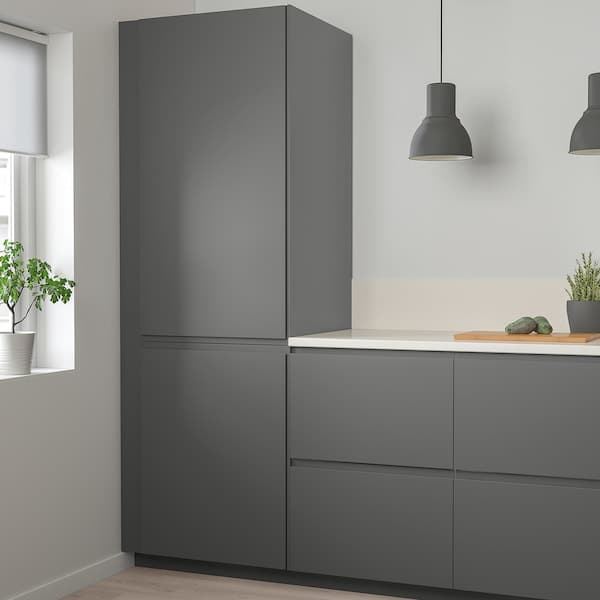 VOXTORP - Door, dark grey, 30x80 cm - best price from Maltashopper.com 80454087