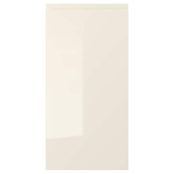 VOXTORP - Door, high-gloss light beige, 30x60 cm