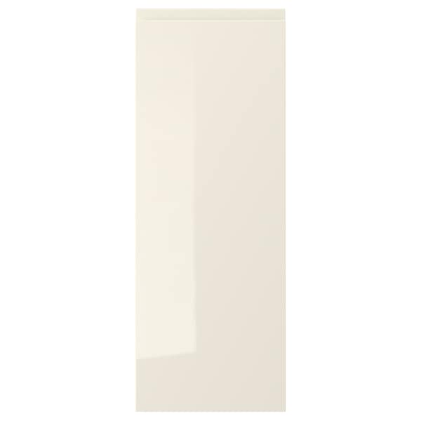 VOXTORP - Door, high-gloss light beige, 30x80 cm