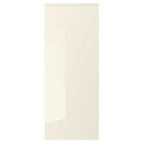 VOXTORP - Door, high-gloss light beige, 40x100 cm