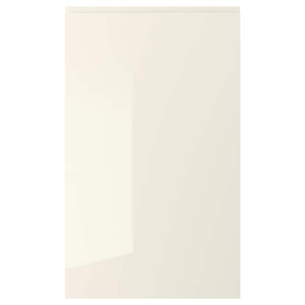 VOXTORP - Door, high-gloss light beige, 60x100 cm