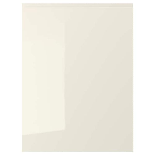 VOXTORP - Door, high-gloss light beige, 60x80 cm