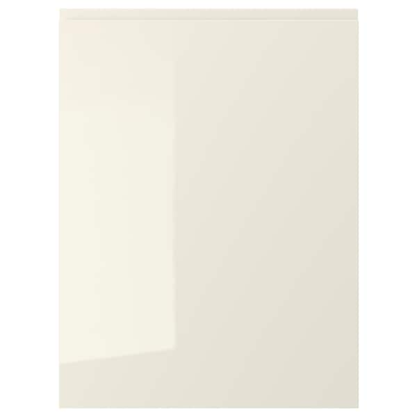 VOXTORP - Door, high-gloss light beige, 60x80 cm