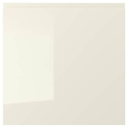 VOXTORP - Door, high-gloss light beige, 60x60 cm