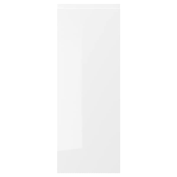 VOXTORP - Door, high-gloss white, 30x80 cm