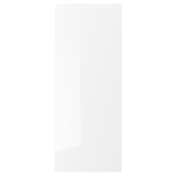 VOXTORP - Door, high-gloss white, 40x100 cm - best price from Maltashopper.com 10397482