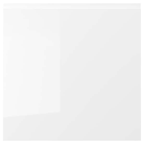 VOXTORP - Door, high-gloss white, 60x60 cm