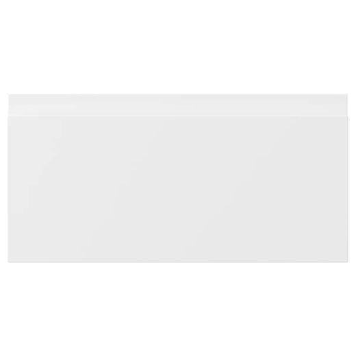VOXTORP drawer front, matt white, 40x20 cm