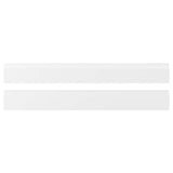 VOXTORP drawer front, matt white, 80x10 cm, 2 pack