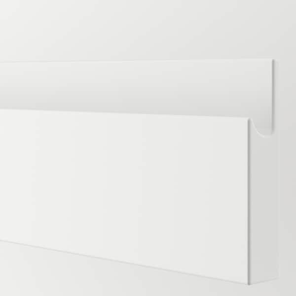 VOXTORP - Drawer front, matt white, 80x10 cm - best price from Maltashopper.com 50273192