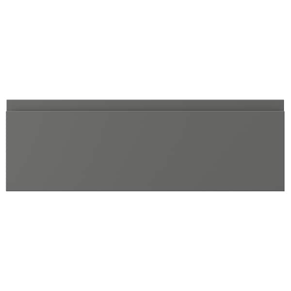 VOXTORP - Drawer front, dark grey, 60x20 cm - best price from Maltashopper.com 10454104