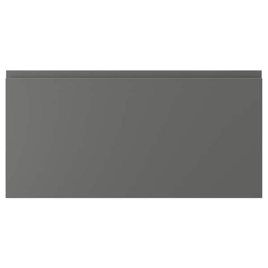 VOXTORP - Drawer front, dark grey, 80x40 cm - best price from Maltashopper.com 20454108