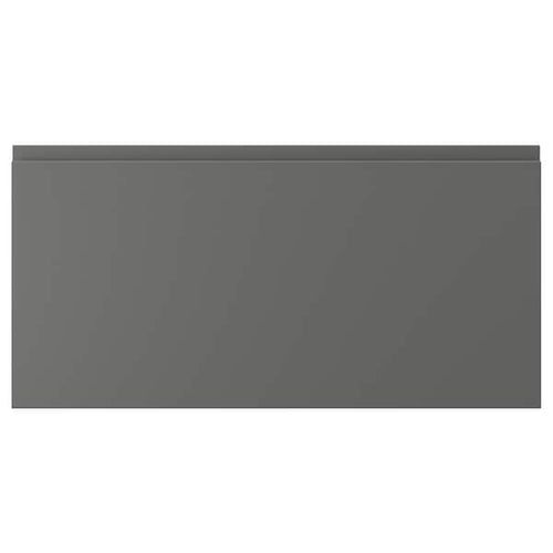 VOXTORP - Drawer front, dark grey, 80x40 cm