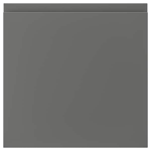 VOXTORP - Drawer front, dark grey, 40x40 cm