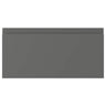 VOXTORP drawer front, dark grey, 40x20 cm