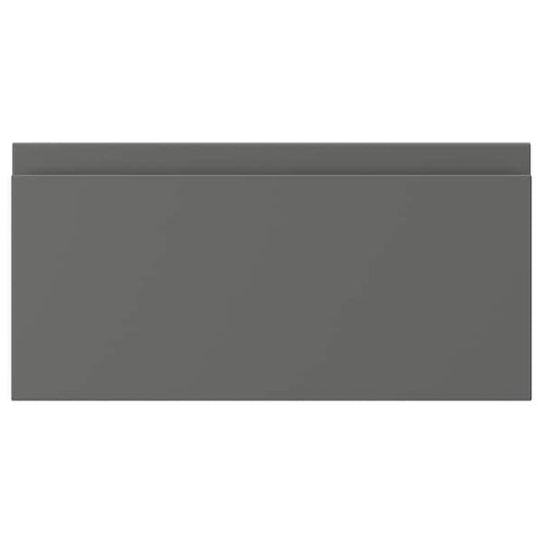 VOXTORP - Drawer front, dark grey, 40x20 cm