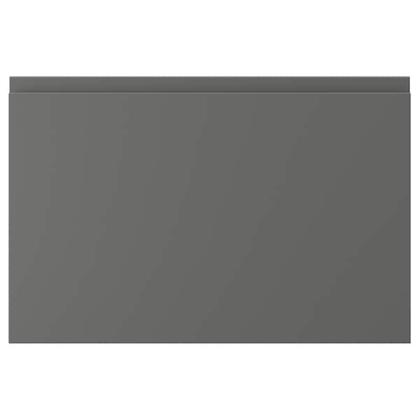 VOXTORP - Drawer front, dark grey, 60x40 cm - best price from Maltashopper.com 80454105