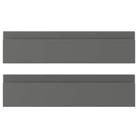 VOXTORP - Drawer front, dark grey, 40x10 cm - best price from Maltashopper.com 90454100
