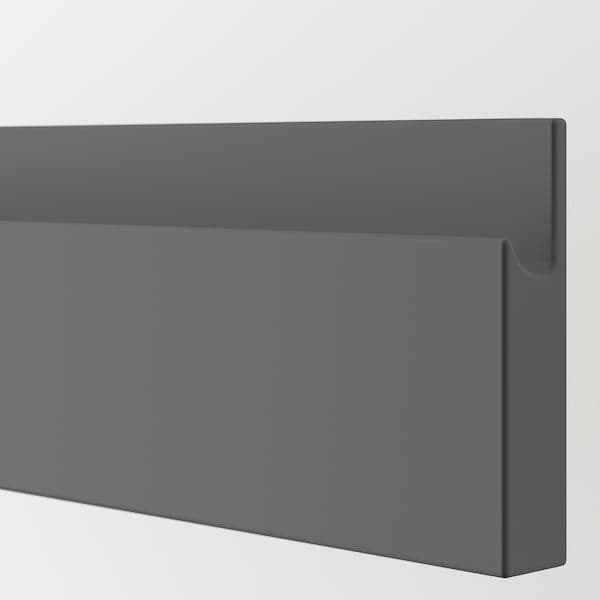 VOXTORP - Drawer front, dark grey, 60x10 cm - best price from Maltashopper.com 30454103