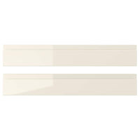 VOXTORP - Drawer front, high-gloss light beige, 60x10 cm - best price from Maltashopper.com 20321161