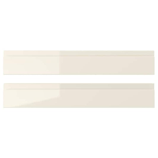 Ikea VOXTORP - Drawer front, high-gloss light beige, 60x10 cm