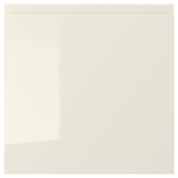 VOXTORP - Drawer front, high-gloss light beige, 40x40 cm