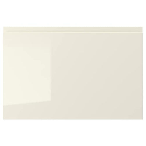VOXTORP - Drawer front, high-gloss light beige, 60x40 cm