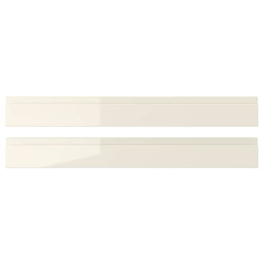 Ikea VOXTORP - Drawer front, high-gloss light beige, 80x10 cm