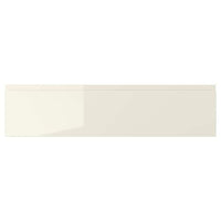 VOXTORP - Drawer front, high-gloss light beige, 80x20 cm - best price from Maltashopper.com 30321165