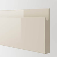 VOXTORP - Drawer front, high-gloss light beige, 40x10 cm - best price from Maltashopper.com 80321158