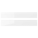 VOXTORP drawer front, high-gloss white, 60x10 cm, 2 pack