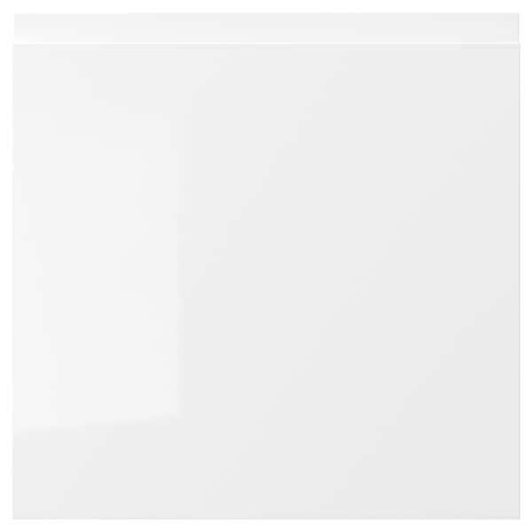 VOXTORP - Drawer front, high-gloss white, 40x40 cm - best price from Maltashopper.com 70397498
