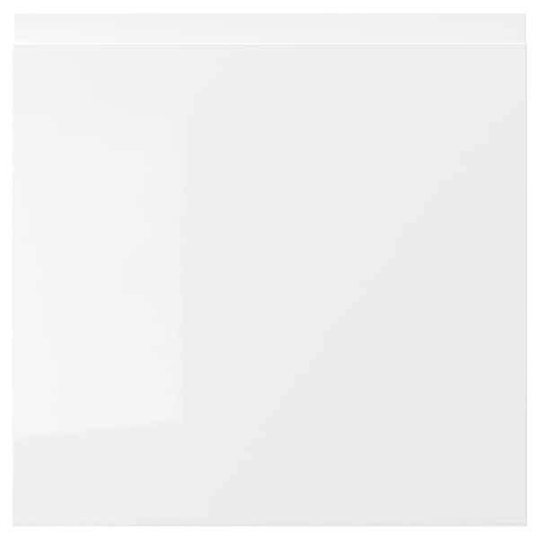 VOXTORP - Drawer front, high-gloss white, 40x40 cm