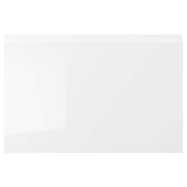 VOXTORP - Drawer front, high-gloss white, 60x40 cm - best price from Maltashopper.com 80397501