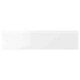 VOXTORP drawer front, high-gloss white, 80x20 cm