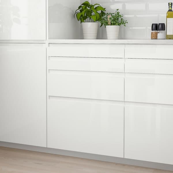 Ikea VOXTORP - Drawer front, high-gloss white, 80x40 cm