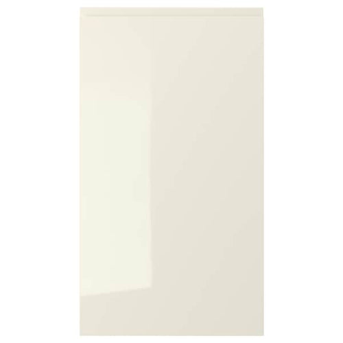 VOXTORP - Front for dishwasher, high-gloss light beige, 45x80 cm