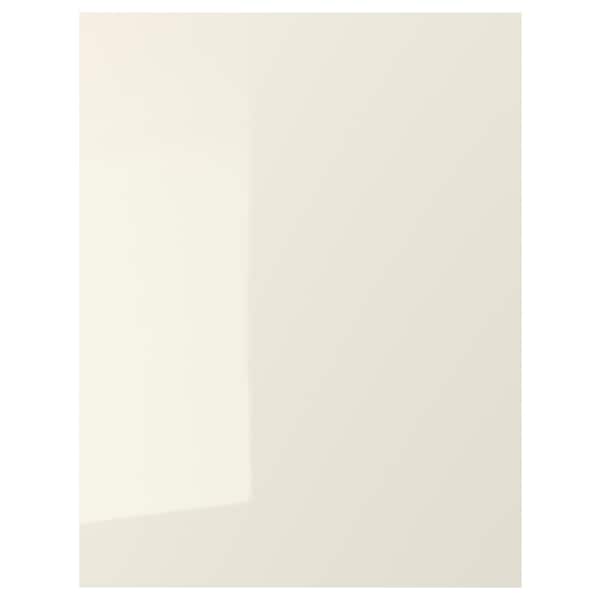 VOXTORP - Cover panel, high-gloss light beige, 62x80 cm - best price from Maltashopper.com 00321143