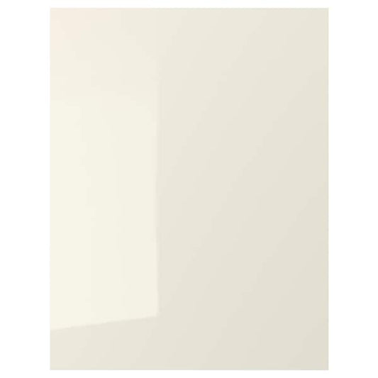 VOXTORP - Cover panel, high-gloss light beige, 62x80 cm - best price from Maltashopper.com 00321143