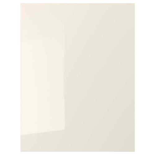VOXTORP - Cover panel, high-gloss light beige, 62x80 cm
