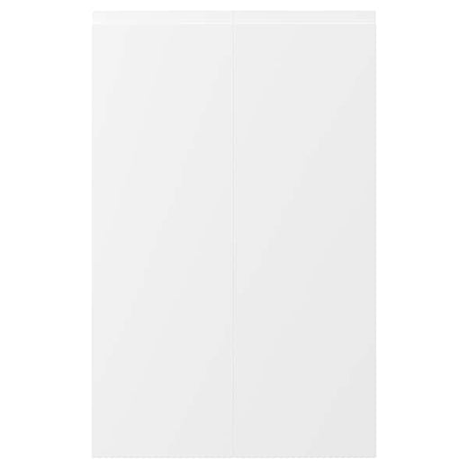 VOXTORP 2-p door f corner base cabinet set, left-hand matt white, 25x80 cm