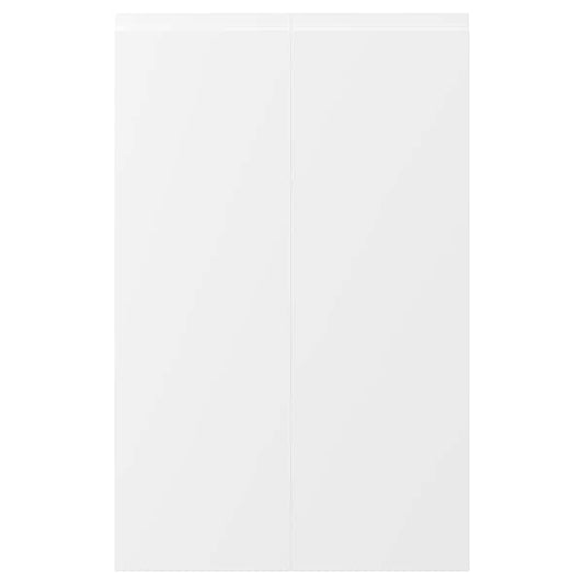 Ikea VOXTORP - 2-p door f corner base cabinet set, left-hand matt white, 25x80 cm