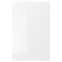 VOXTORP - 2-p door f corner base cabinet set, left-hand/high-gloss white, 25x80 cm - best price from Maltashopper.com 60397494