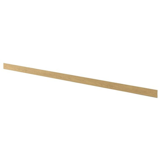 VOXTORP plinth, oak effect, 220x8 cm