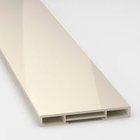 VOXTORP - Plinth, high-gloss light beige, 220x8 cm - best price from Maltashopper.com 70321168