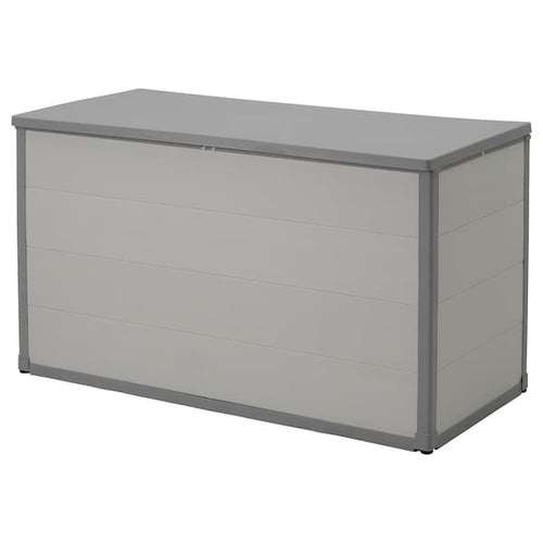 VRENEN - Storage box, outdoor, light grey/grey, 156x71x93 cm/819 l