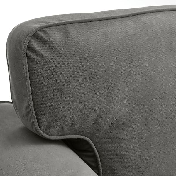 Ikea VRETSTORP - 3-seater sofa bed, Hakebo dark grey ,