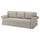 VRETSTORP - 3-seater sofa bed, Karlshov grey-beige ,